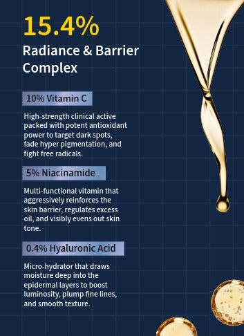 10% Vitamin C + 5% Niacinamide Brightening & Hydrating Face Serum – 30ml