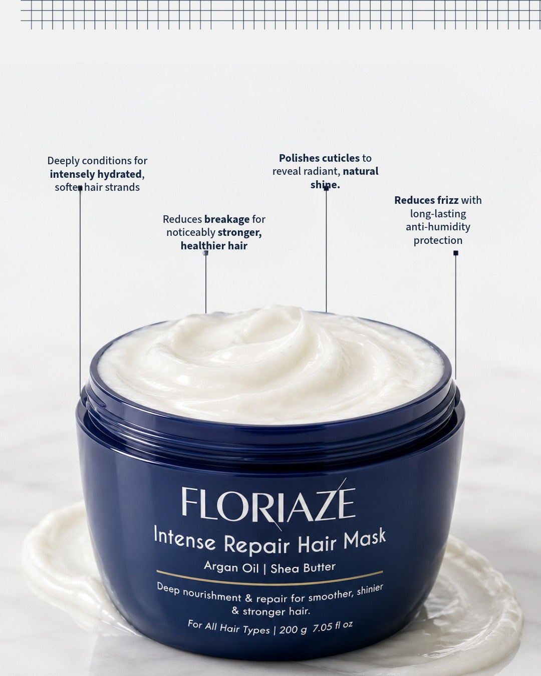 Intense Damage Repair Hair Mask – 200g