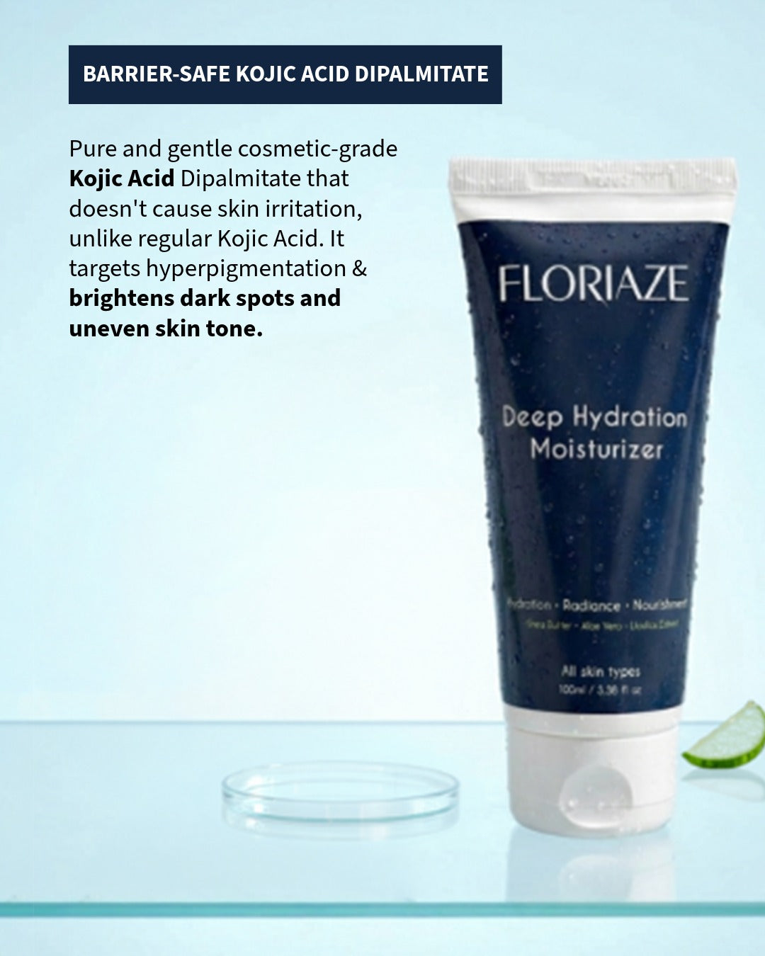 Deep Hydration Barrier-Repair Moisturizer with 2% Shea Butter & 5% Almond Oil – 100ml