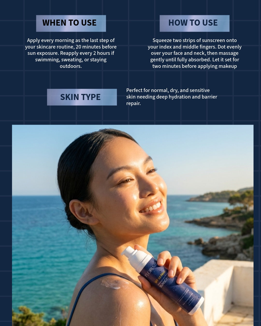 SPF 50 PA+++ Advanced Barrier-Repair Sunscreen with 11% Ceramides & 5% Niacinamide – 50g