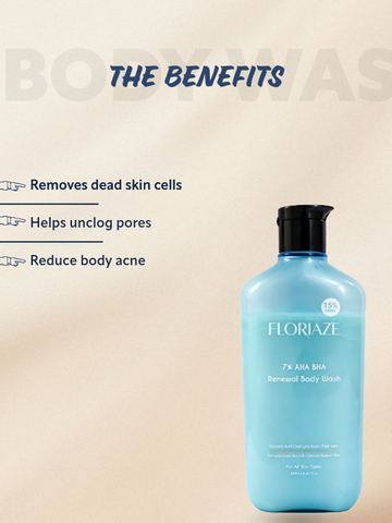 FLORIAZE 7% AHA BHA Renewal Body Wash