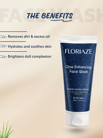 FLORIAZE Glow Enhancing Face Wash (Vitamin C & Niacinamide)