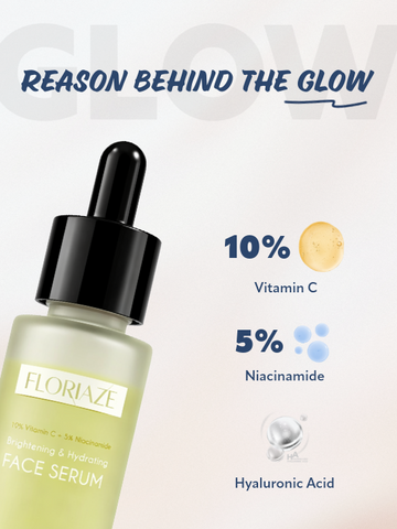 FLORIAZE 10% Vitamin C + 5% Niacinamide Face Serum